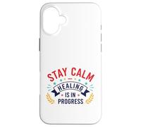 Carcasa para iPhone 16 Plus Gráfico de Viaje de restauración Interior de mentalidad Serena