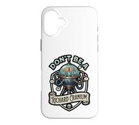 Carcasa para iPhone 16 Plus Gráfico Divertido de Ciencia del Cerebro Don't Be A Richard Cranium