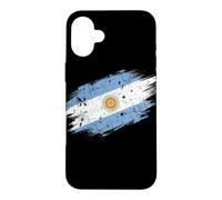 Carcasa para iPhone 16 Plus Gráfico Grunge Envejecido de la Bandera de Argentina