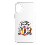 Carcasa para iPhone 16 Plus Gráfico Inspirador Stand For Equality Diversity Unity