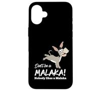 Carcasa para iPhone 16 Plus Griego Gracioso No Seas un Malaka A Nadie le Gusta Malaka Sarcástico