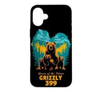 Carcasa para iPhone 16 Plus Grizzly 399 Bear Lovers Reina del Parque Nacional Tetons