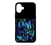 Carcasa para iPhone 16 Plus Guantes de Boxeo geniales para Saco de Boxeo, Boxeador de Fitness