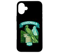 Carcasa para iPhone 16 Plus Guatemala Quetzal Chapín 502 Tikal Antigua Guatemalteco Maya