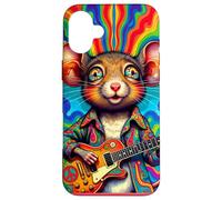 Carcasa para iPhone 16 Plus Guitarrista Far out Mouse 60s