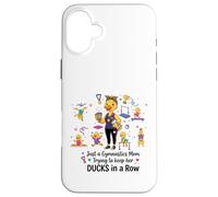 Carcasa para iPhone 16 Plus Gymnastics Mom Funny Ducks Gymnastics Mama