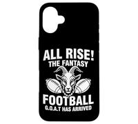 Carcasa para iPhone 16 Plus Ha Llegado All Rise The Fantasy Football Goat, Divertida Cita