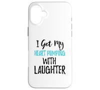 Carcasa para iPhone 16 Plus Hago Que mi corazón palpite de Risa