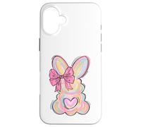 Carcasa para iPhone 16 Plus Happy Easter Bunny Rabbit Sunday Love Hombres, Mujeres y Niños