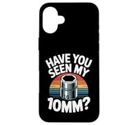 Carcasa para iPhone 16 Plus ¿Has Visto mi 10MM Socket Meme Car Guy Humor Mecánico de Coches