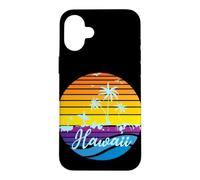 Carcasa para iPhone 16 Plus Hawaii Vintage Sunset Surfer Souvenir