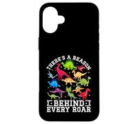 Carcasa para iPhone 16 Plus Hay una razón detrás de Cada Rugido Lindo Dinosaurio SPED Autismo
