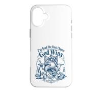 Carcasa para iPhone 16 Plus He leído el capítulo Final Dios GANA Trash Racoon Christian