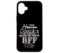 Carcasa para iPhone 16 Plus Heaven Is Beautiful My BFF Memorial Dolor Pérdida
