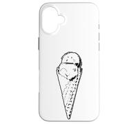 Carcasa para iPhone 16 Plus Heladería Sketch Gelateria