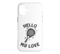 Carcasa para iPhone 16 Plus Hello My Love Padel Tenis