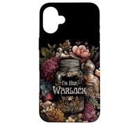 Carcasa para iPhone 16 Plus Her Warlock His Witch Witchcraft Couple Ocult Magick