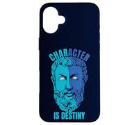 Carcasa para iPhone 16 Plus Heraklit Cita Personaje es el filósofo del Destino