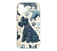 Carcasa para iPhone 16 Plus Hermoso patrón Kerry Blues Lindo Kerry Blue Terrier