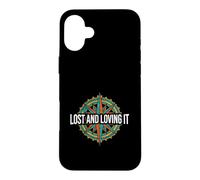 Carcasa para iPhone 16 Plus Hiking Compass Topography Lost and Loving It