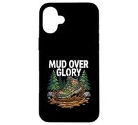 Carcasa para iPhone 16 Plus Hiking Trail Trekking Mud Over Glory Boot