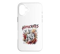 Carcasa para iPhone 16 Plus Hipócrates Filósofo de la Medicina Griega Antigua