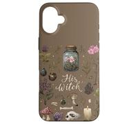 Carcasa para iPhone 16 Plus His Witch Her Warlock Pareja de brujería Magia Oculta
