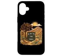 Carcasa para iPhone 16 Plus Hit The Trail Senderismo & Camping Desierto de Mojave