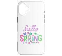 Carcasa para iPhone 16 Plus Hola Spring Cool Vibes