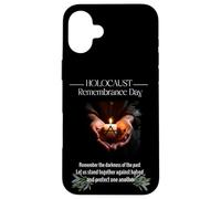 Carcasa para iPhone 16 Plus Holocaust Rembr Memorial Day, Yom HaShoah, Zikaron ba Lev
