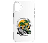 Carcasa para iPhone 16 Plus Homosassa Springs State Park Manatí Diseño de cocodrilo