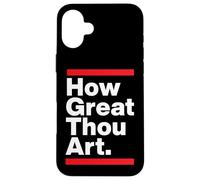 Carcasa para iPhone 16 Plus How Great Thou Art Himn Church Christian Coro Director