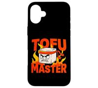 Carcasa para iPhone 16 Plus Humor de Karate Vegano de Tofu Master Angry Ninja