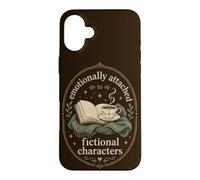 Carcasa para iPhone 16 Plus Humor de Lectura para Amantes de los Libros para fanáticos de la ficción y soñadores