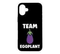 Carcasa para iPhone 16 Plus Humor Food Eggplant Simple Team Eggplant