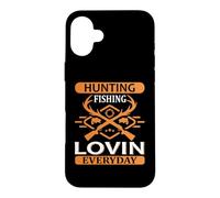 Carcasa para iPhone 16 Plus Hunting Fishing Lovin Everyday Hunter Life Adventure Nature