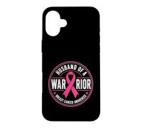 Carcasa para iPhone 16 Plus Husband of A Warrior Breast Cancer Awareness