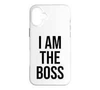 Carcasa para iPhone 16 Plus I Am The Boss Women Big Sister Im Not Bossy Im The Boss Mom
