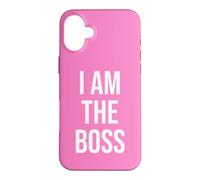 Carcasa para iPhone 16 Plus I Am The Boss Women Big Sister Im Not Bossy Im The Boss Mom