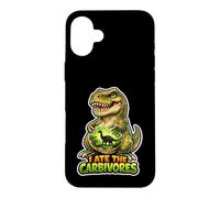 Carcasa para iPhone 16 Plus I Ate The Carbívoros Divertido Juego de Palabras Vegano Dino