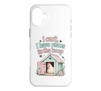 Carcasa para iPhone 16 Plus I Cant I Have Plans To Coop Funny Chicken Farm Humor