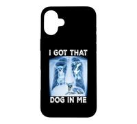 Carcasa para iPhone 16 Plus I Got That Dog in Me Dog Xray Meme Funny Dog Chihuahua