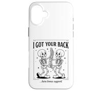 Carcasa para iPhone 16 Plus I Got Your Back, Lindo Amigo Esqueleto