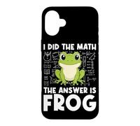 Carcasa para iPhone 16 Plus I Hice The Math La Respuesta es Frog Math Teacher Math Club