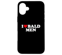 Carcasa para iPhone 16 Plus I Love Bald Men