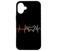 Carcasa para iPhone 16 Plus I Love Golden Retriever