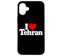 Carcasa para iPhone 16 Plus I Love Heart Teheran City IRÁN