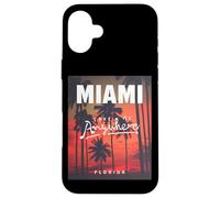 Carcasa para iPhone 16 Plus I Love Miami, Awesome Miami Florida Palms Take Me Anywhere