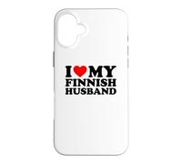 Carcasa para iPhone 16 Plus I Love My Finnish Husband