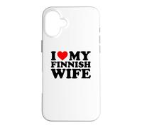 Carcasa para iPhone 16 Plus I Love My Finnish Wife